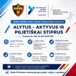 FA Dainava pradeda įgyvendinti projektą „Alytus – aktyvus ir pilietiškai stiprus“